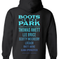 BOOTS IN THE PARK HOODIE: 4/6/24 San Diego (Black)