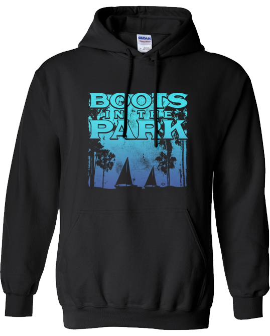 BOOTS IN THE PARK HOODIE: 4/6/24 San Diego (Black)