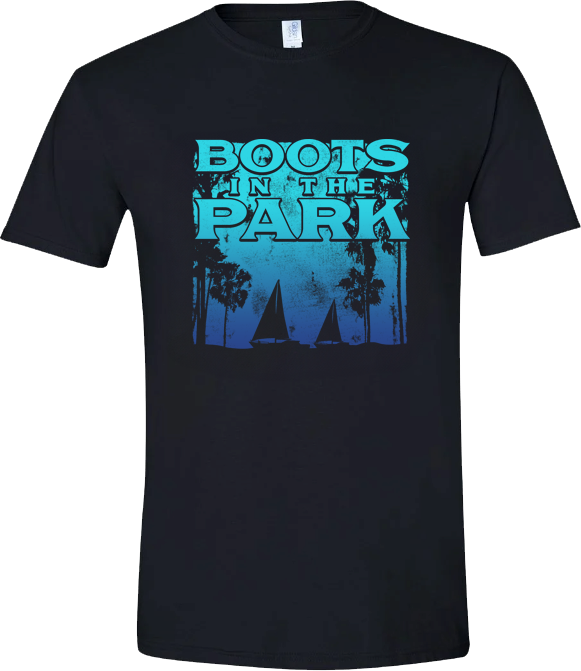 BOOTS IN THE PARK T-SHIRT: 4/6/24 San Diego (Black)