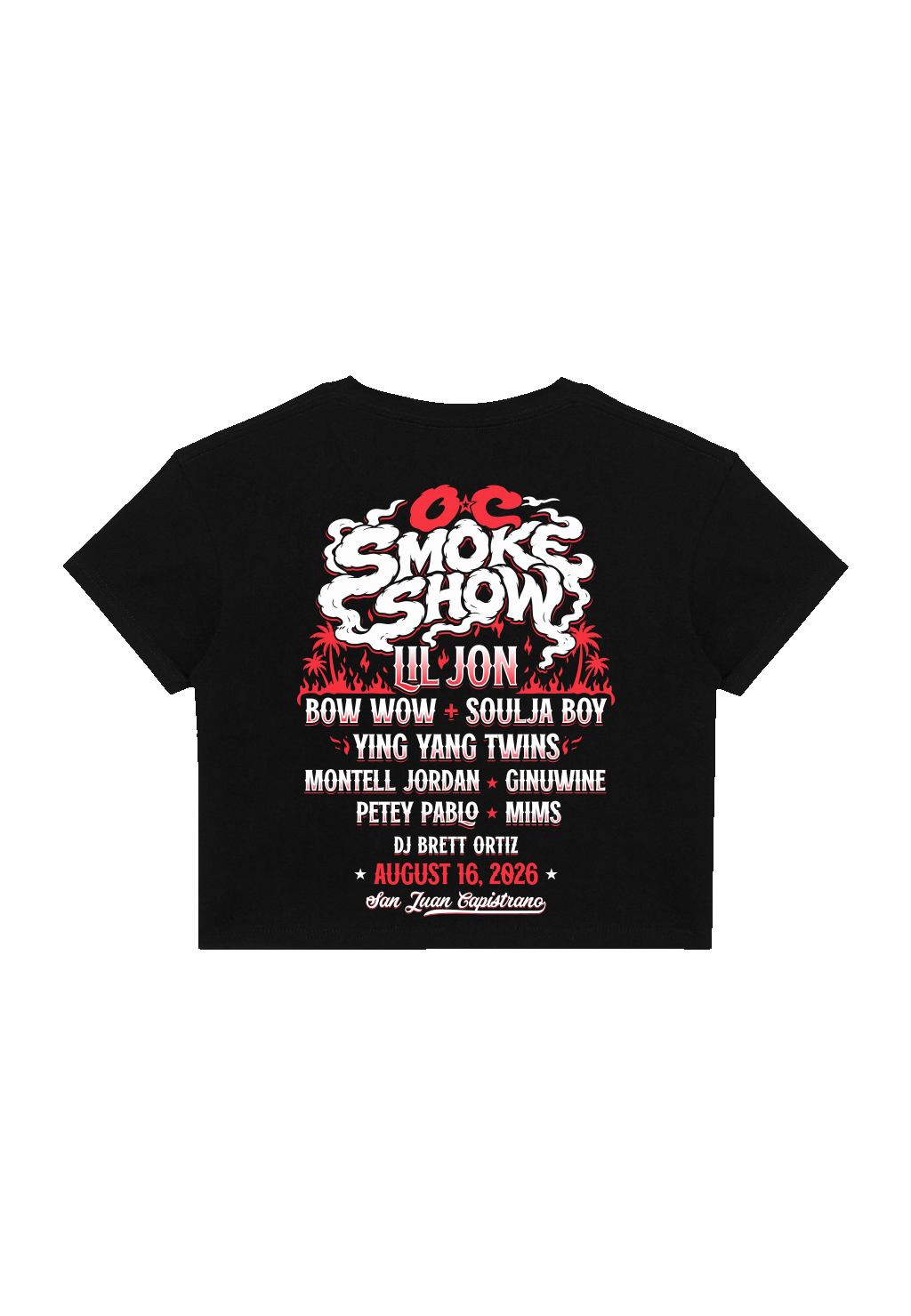8.16.2026 OC Smoke Show - Black Crop