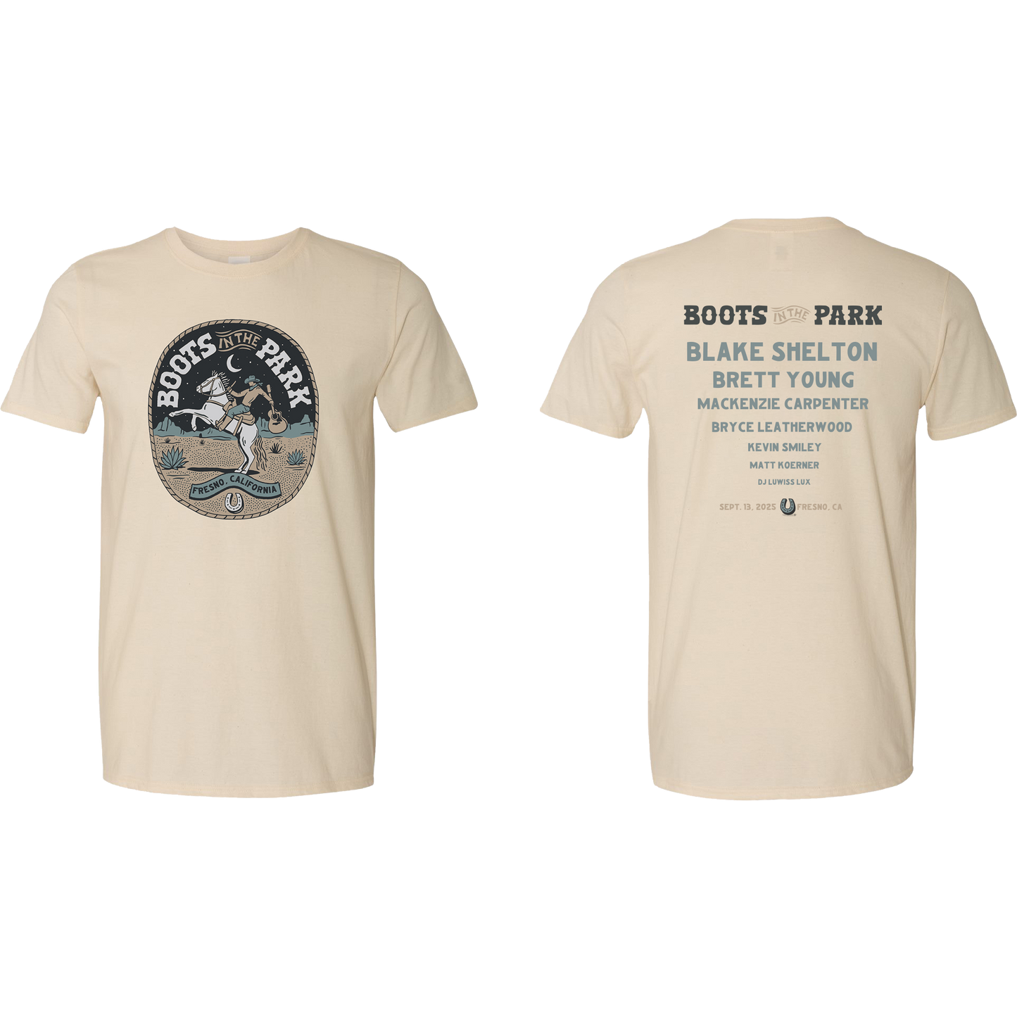 Boots In The Park Fresno 9.13 Tee
