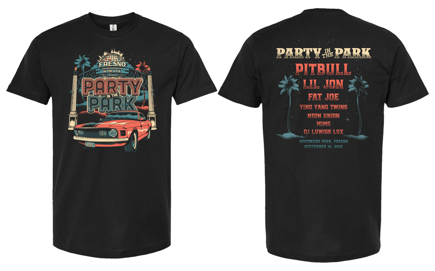 Party In The Park Fresno Tee 9.14