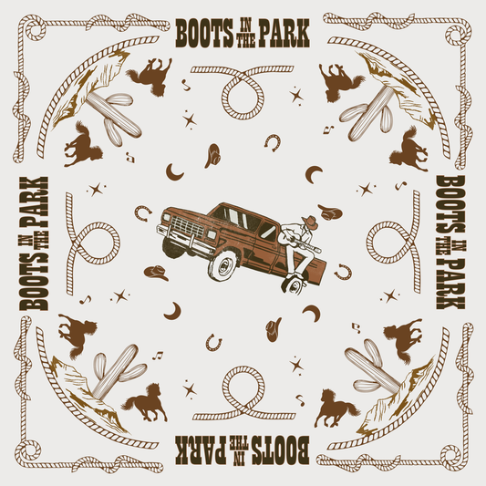 White Boots In The Park Bandana