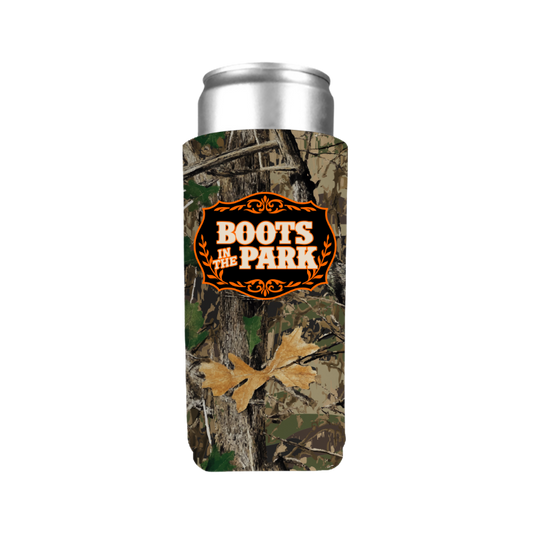 25oz Tall Boy Camo Boots In The Park Koozie