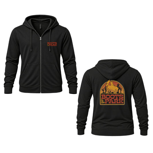 Boots In The Park Desert Rider Jersey Zip Hoodie