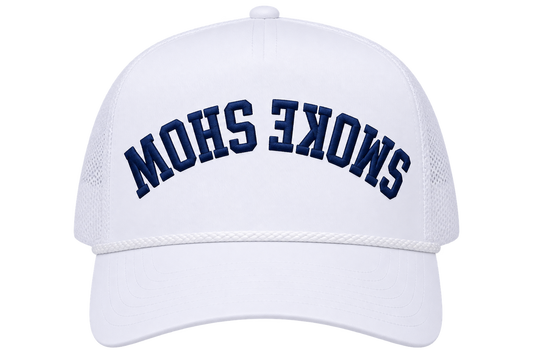 Smoke Show White Trucker Hat