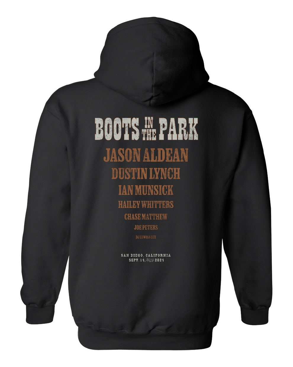 Boots In The Park 9.14 San Diego Hoodie