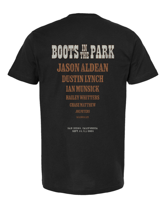 Boots In The Park 9.14 San Diego Tee