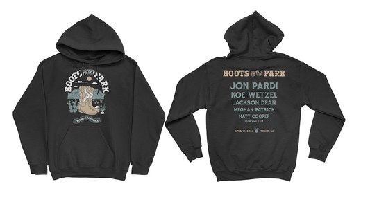 4.18.2026 Fresno  Boots In The Park Hoodie - Dark Hoodie