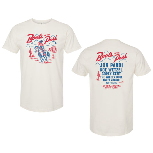 10.18.2026 Tucson Boots In The Park - Cowboy Lineup Tee